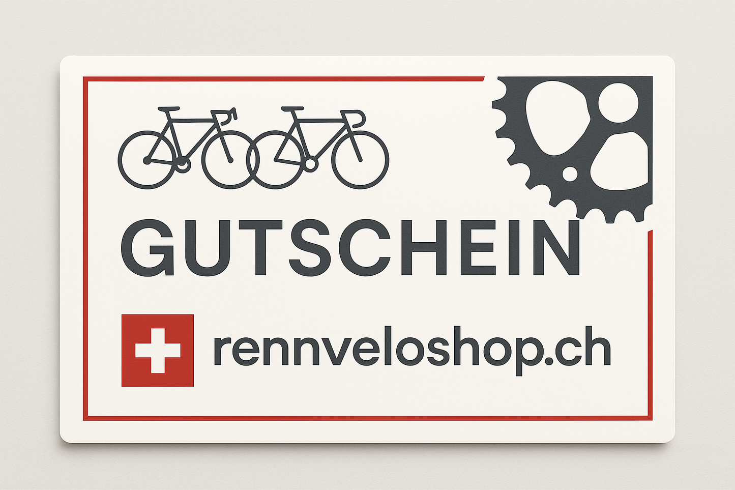 genau so aber statt "gift voucher" gerne den Text "Gutschein"