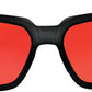 Brille Centric Soft Tact Crystal Black-HiPER Red Multilayer Mirror Lens