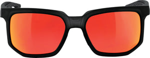 Brille Centric Soft Tact Crystal Black-HiPER Red Multilayer Mirror Lens