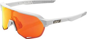 Brille S2 Soft Tact Off White-HiPER Red Multilayer Mirror Lens