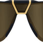 Brille Eastcraft Soft Tact Black-Soft Gold Mirror Lens