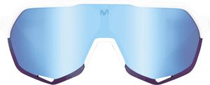 Brille S2 Movistar Team White-HiPER Blue Multilayer Mirror Lens