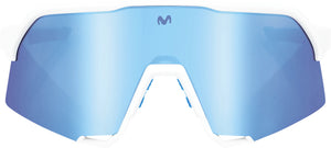 Brille S3 Movistar Team White-HiPER Blue Multilayer Mirror Lens