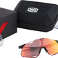 Brille Hypercraft XS Soft Tact Black-HiPER Red Multilayer Mirror Lens
