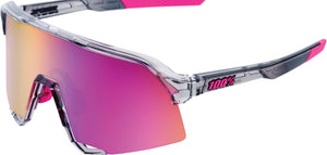 Brille S3 Polished Translucent Grey - Purple Multilayer Mirror Lens
