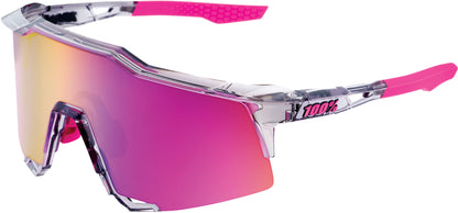 Brille Speedcraft Polished Translucent Grey -Purple Multilayer Mirror Lens