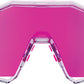 Brille Speedcraft Polished Translucent Grey -Purple Multilayer Mirror Lens