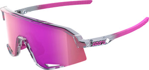 Brille Slendale - Polished Translucent Grey - Purple Multilayer Mirror Lens