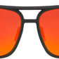 Brille Konnor Soft Tact Black-HiPER Red Multilayer Mirror Lens