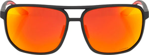 Brille Konnor Soft Tact Black-HiPER Red Multilayer Mirror Lens