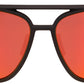 Brille Kasia Soft Tact Black-HiPER Red Multilayer Mirror Lens