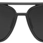 Brille Kasia Matte Black-Black Mirror Lens
