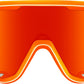 Brille Glendale Soft Tact Neon Orange-HiPER Red Multilayer Mirror Lens