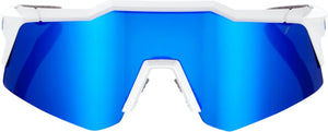 Brille Speedcraft XS Matte White-Blue Multilayer Mirror Lens