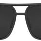 Brille Konnor Matte Black - Black Mirror Lens