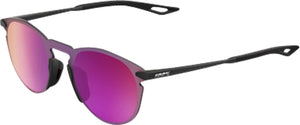Brille Legere Round - Soft Tact Black - Purple Mirror