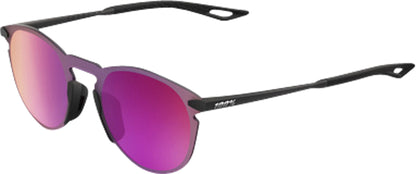 Brille Legere Round - Soft Tact Black - Purple Mirror