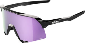 Brille S3 - Polished Black - HiPER Polarized Lavender Mirror