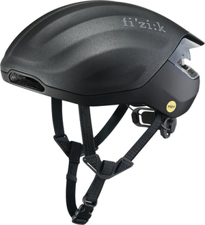 Kudo Aero Helmet + Light schwarz L