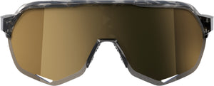 Brille S2 - Gloss Black Havana - Soft Gold Mirror Lens