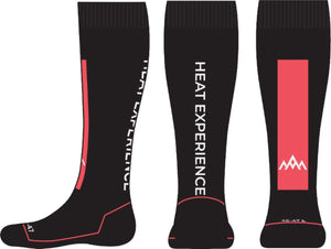 Heated Technical Socks red/black L