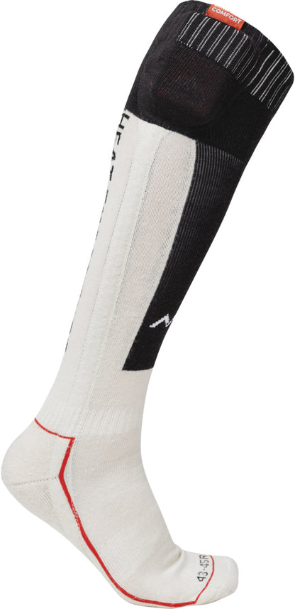 Heated Technical Socks w.batteries sand/black M
