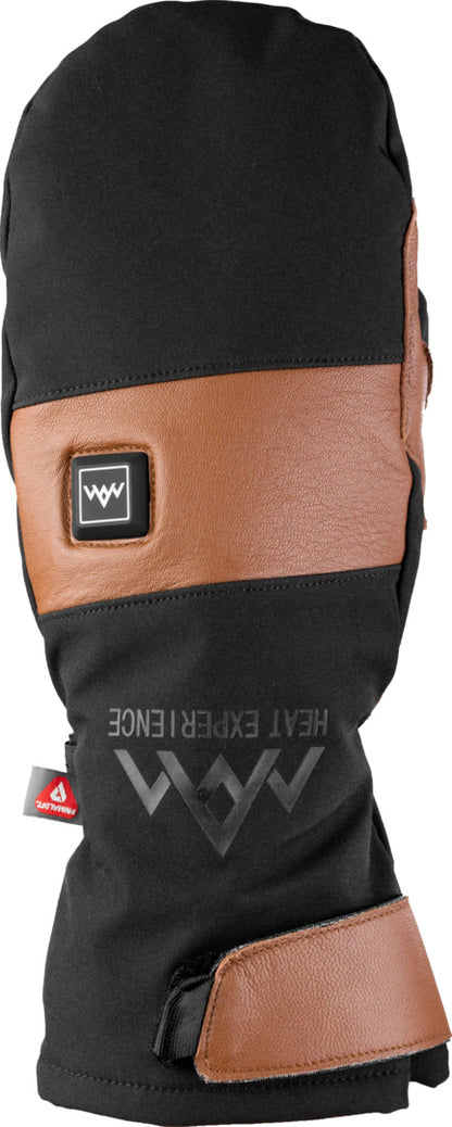 Heated Outdoor Mittens brown/black M