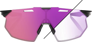 Brille Hypercraft SQ - Gloss Black - Purple Mirror Photochromic Lens