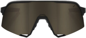 Brille S3 Soft Tact Black-Soft Gold Mirror Lens