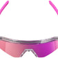 Brille Slendale XS - Polished Translucent Grey - Purple Multilayer Mirror Lens