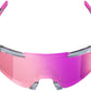 Brille Korbin - Polished Translucent Grey - Purple Multilayer Mirror Lens