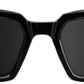 Brille Erba - Polished Black - Black Mirror Lens