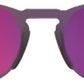 Brille Legere Round - Soft Tact Black - Purple Mirror