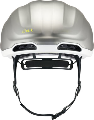 Kudo Aero Helmet + Light silber M