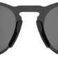 Brille Legere Round Polished Black - Smoke Lens