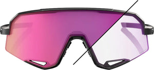 Brille Slendale - Gloss Black - Photochromic Purple Mirror Lens