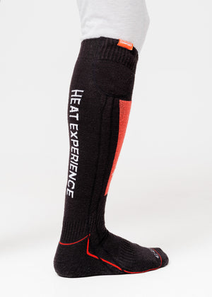 Heated Technical Socks red/black L