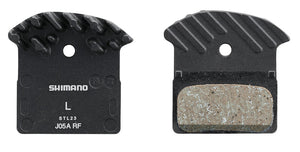 Shimano Bremsbeläge J05A Kunstharz mit Lamellen