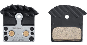 Shimano Bremsbeläge J04C Metall mit Lamellen 25er Pack