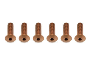Better Bolts Flaschenhalterschrauben-Kit Low Profile (6 Stk.) M5x15mm Titan copper