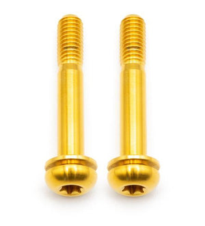 Better Bolts Flat Mount Befestigungsschrauben Kit Titan M5x37mm gold
