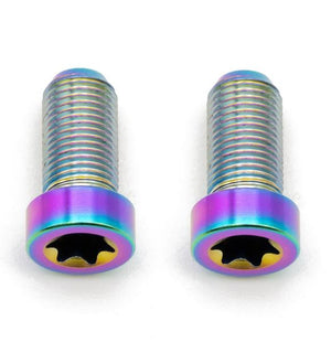 Better Bolts Sram MatchMaker X Bridge Clamp AXS Pod Controller Schrauben-Set Titan rainbow