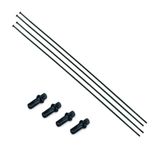 NEWMEN Sapim CX-Ray Straightpull schwarz Speichenset 284/280mm