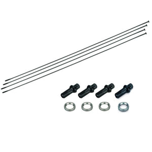 NEWMEN Sapim Laser Straightpull schwarz Speichenset 294/292mm